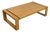 Vintage 1970's Lou Hodges Oak Coffee Table For Sale