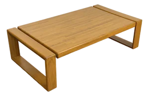 Vintage 1970's Lou Hodges Oak Coffee Table