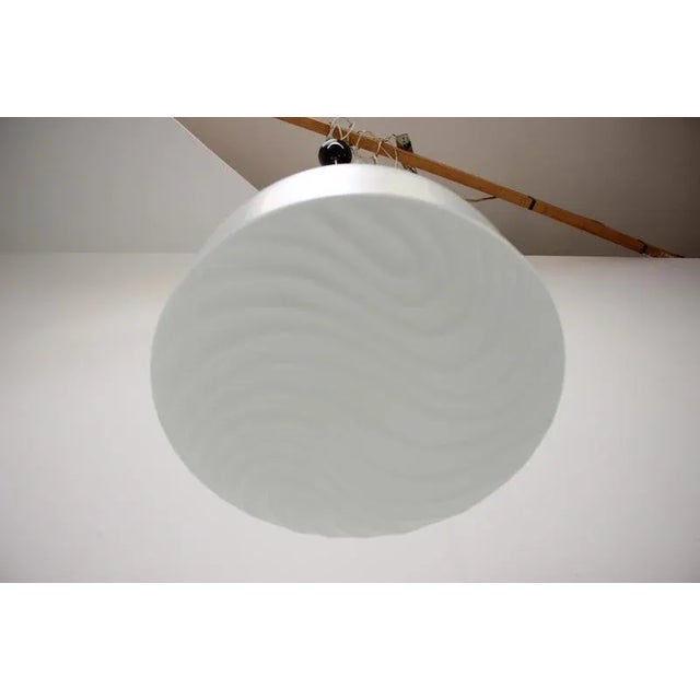Large Mid-Century Modern Pendant Light from Napako, Former Czechoslovakia, 1960s For Sale - Image 3 of 10