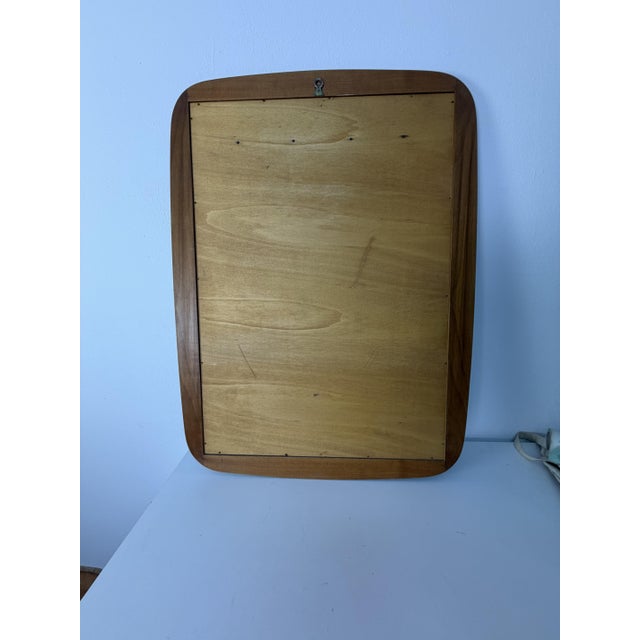 Large Art Deco Wall Mirror with Stained Glass Inserts, 1950 For Sale - Image 9 of 10
