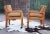 1970s Brutalist Mid Century Modern Lounge Side Accent Chair Armchair-- One Chair Left For Sale - Image 4 of 10