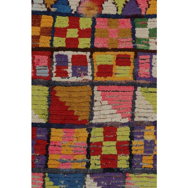 Vintage Azilal Moroccan Style Rug, With Patterns From Rug & Kilim For Sale In New York - Image 6 of 7