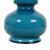 Italian Round Blue Ceramic Table Lamp, 1970s For Sale - Image 10 of 12