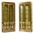Mastercraft Mid Century Brass Vitrines Cabinet - Pair For Sale