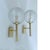 Mid-Century Modern Vintage Brutalist Glass Sconces from Doria Leuchten, Germany, Set of 2 For Sale - Image 3 of 17