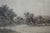 Antique Alfred Hopkins Old Millhouse Water Mill Panoramic Riverscape Etching 25" For Sale - Image 9 of 13