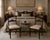 A fine quality pair of antique Regency rosewood side chairs having beautiful rosewood top rails with elegant sweeping...