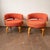 Set Fridene swivel armchairs , a modernist style and comfortable set of chairs, designed by Finnish designer Carina Bengs,...
