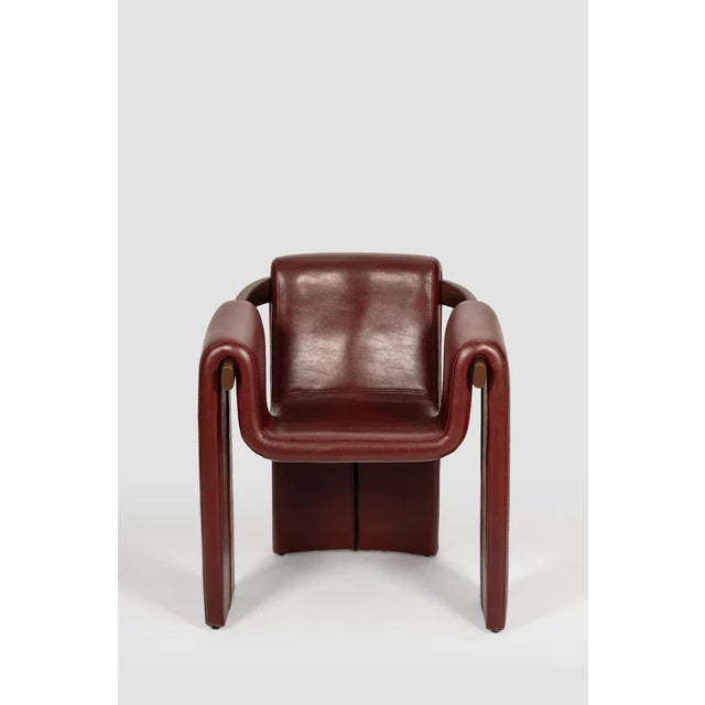 Palo Leather Dining Chair For Sale - Image 6 of 6