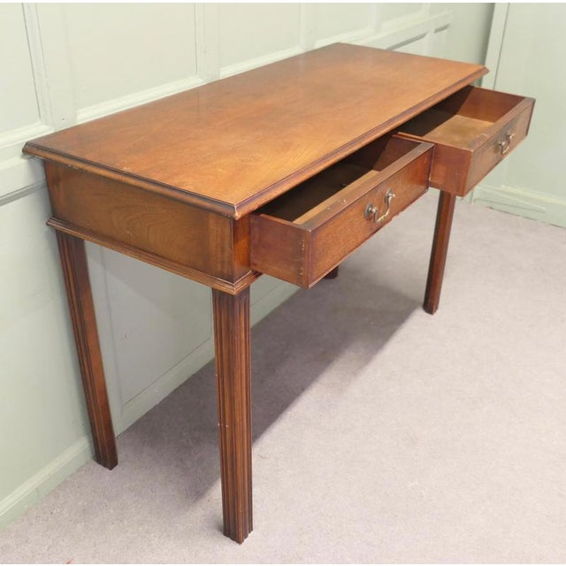 Vintage Writing Table in Teak, 1950 For Sale - Image 4 of 8