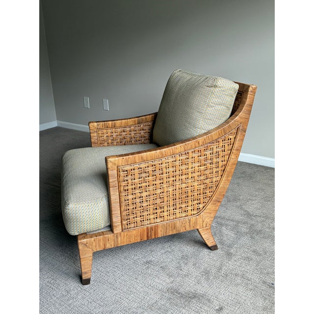 McGuire Pair of Late 20th Century McGuire St. Germaine Lounge Chair For Sale - Image 4 of 8