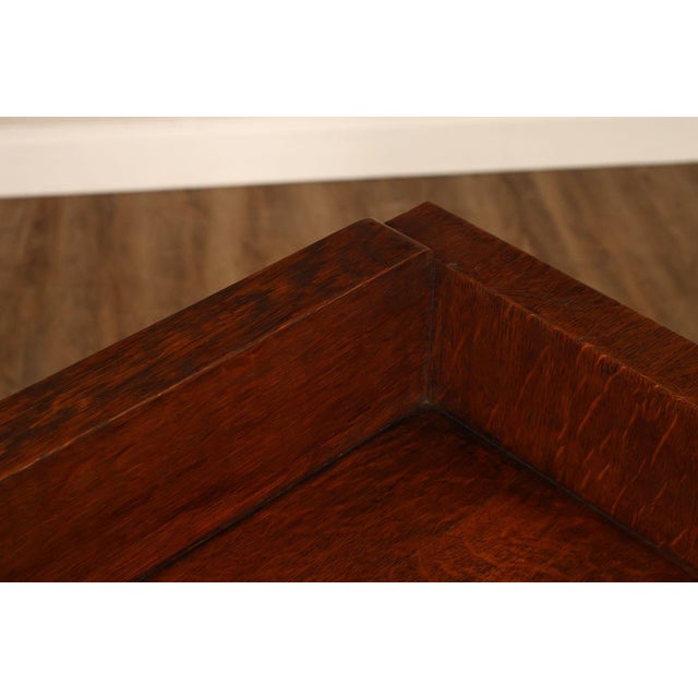 Early Gustav Stickley Arts And Crafts Oak Sideboard Buffet For Sale - Image 11 of 18