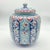 Turquoise Handmade Ceramic Jar (25cm) “Aegean Columns” Design – Rhythmic Cobalt & Turquoise Architecture For Sale - Image 8 of 11