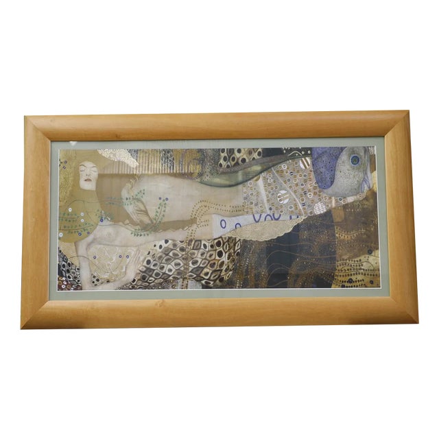 Gustav Klimt, Water Serpents I, Pigment Print, Framed For Sale