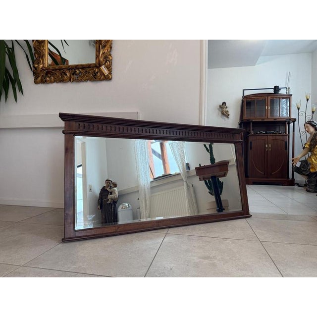 Colonial-style mirror wall decoration. Dimensions: Height 81 x 160 x 8 cm. For sale is an elegant colonial-style mirror in...