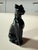 Black Pair of Baccarat Black Crystal Panthers Figurines For Sale - Image 8 of 9