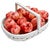 Red Vintage Bergdorf Goodman Italian Glazed Ceramic Apple Basket Centerpiece For Sale - Image 8 of 12