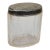 Antique Gorham Sterling Silver Lidded Cut Glass Vanity Powder Dresser Jar 3" For Sale