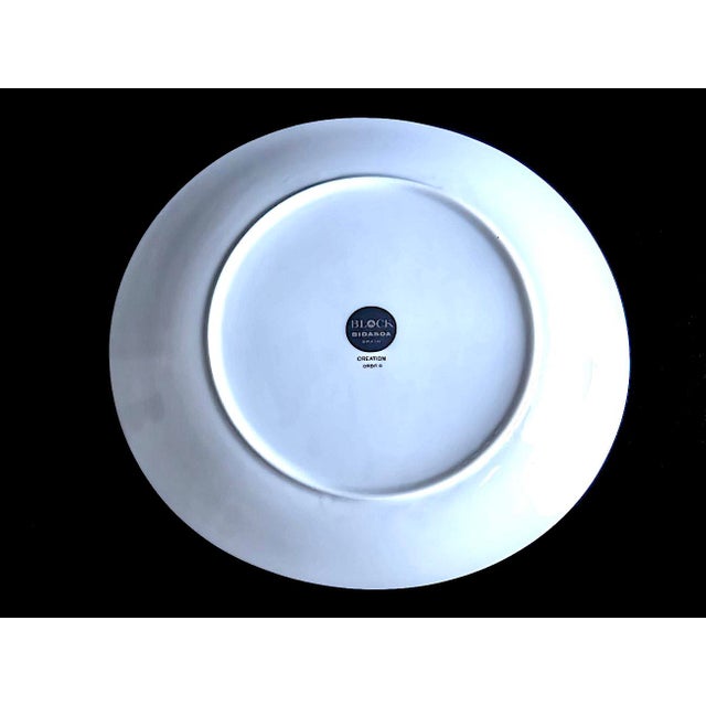 1970s Block Bidasoa Porcelain Orbit Creation Dinner and Salad Plates, 12 Piece Set For Sale - Image 13 of 14