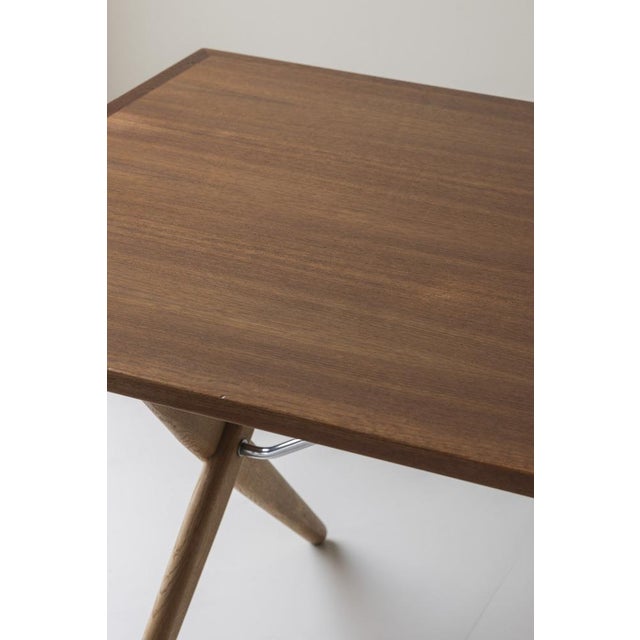 AT 303 Sawbuck Dining Table by Hans Wegner for Andreas Tuck, Denmark, 1950s For Sale - Image 15 of 18