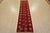 Tribal Turkmen Runner 2’6” X 9’7” Red Wool Vintage Tribal Hand-Knotted Oriental Rug For Sale - Image 3 of 12