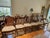 Drexel 1960s Drexel Mahogany Double Pedestal Dining Table and Chairs For Sale - Image 4 of 9