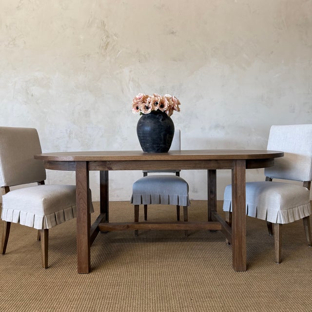 Amber White Oak Dining Table in Montana Brown Finish For Sale - Image 12 of 12