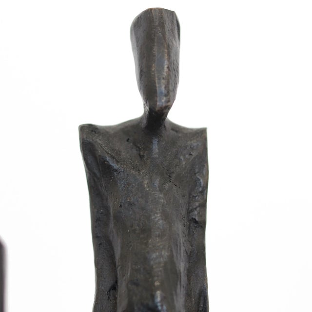German sculptor Nando Kallweit produces figurative bronze sculptures and reliefs with aquiline and a graceful modern...