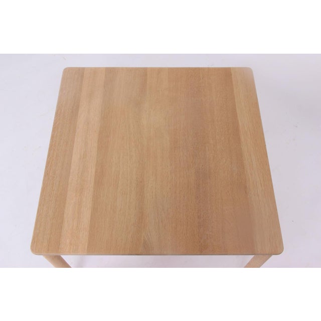 Børge Mogensen Light Oak Model 5251 Table by Børge Mogensen for Fredericia, 1968 For Sale - Image 4 of 9