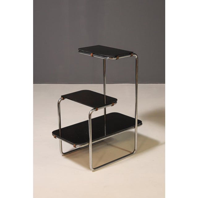 Wood Functionalist Shelf B8 by Anton Lorenz for Slezák Company, 1940s For Sale - Image 7 of 12