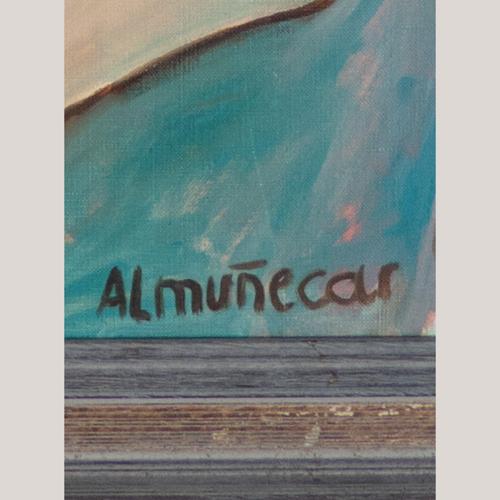 Almuñecar, Mid-Century Portraits, Oil on Canvases, Framed, Set of 4 For Sale - Image 14 of 18