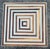 Contemporary Traditional Moroccan Resin and Walnut Wood Stool / Beige Hourglass Silhouette For Sale - Image 4 of 7