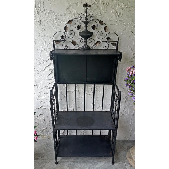 Wrought Iron Plant Shelf Chairish