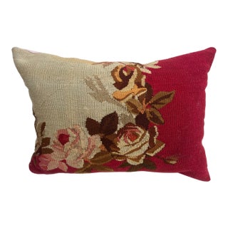 Pillow With 19th Century Aubusson Tapestry For Sale