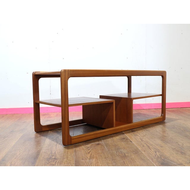 Brown Mid Century Modern VIntage Teak Coffee Table by McIntosh Danish Style For Sale - Image 8 of 12