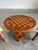 1930s Tramp Art Matchstick Folk Art Chess Side Table For Sale - Image 4 of 12