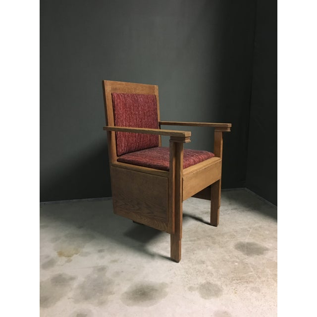 Dutch Modernist 3 Legged Lounge Chair, 1930s For Sale - Image 4 of 7
