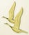 Mid-Century Modern Hanging Solid Brass Relief of Two Herons in Flight For Sale - Image 3 of 7