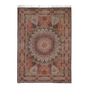 2020s Super Fine Silk & Wool Persian Tabriz Rug