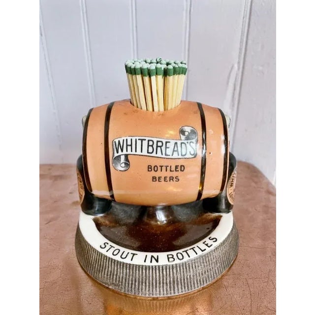 English Antique English Whitbread’s Ale & Stout Advertising Match Striker For Sale - Image 3 of 11
