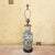 Vintage Chinese Famille Verte Style Porcelain Table Lamp With Hand Painted Birds & Peonies For Sale - Image 4 of 18