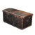 Wood Painted Norwegian Pine Immigrant Trunk With Coffer Top, 1827 For Sale - Image 7 of 12