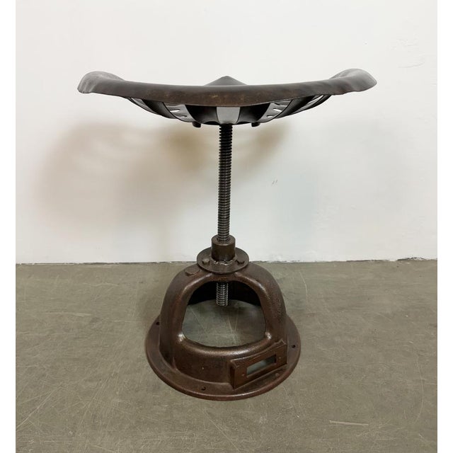 Vintage Industrial Swivel Chair, 1950s For Sale - Image 13 of 17