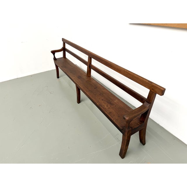 Oak Community Bench, 1900 For Sale - Image 5 of 18