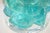 Swank Lighting Glass Sculpted Rock Table Lamps in Aqua For Sale - Image 4 of 10