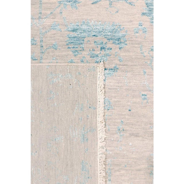2020s Pasargad Home Transitional Silver Area Rug-9' 0" X 11'10" For Sale - Image 5 of 7