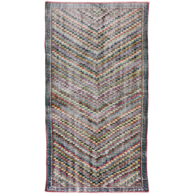 Vintage Turkish Sivas Rug, 04'01 X 07'05 For Sale - Image 10 of 10