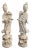 Ceramic Guanyin Statues, China, 19th Century, Set of 2 For Sale