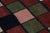 Textile Vintage Swedish Rya Rug, Multi-Color Checkerboard With Tribal Border - Rug & Kilim For Sale - Image 7 of 8
