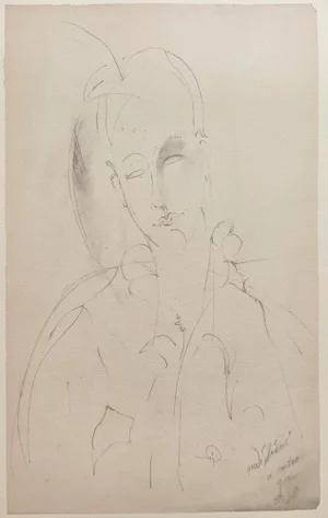 A. Modigliani, Lunia, Lithograph